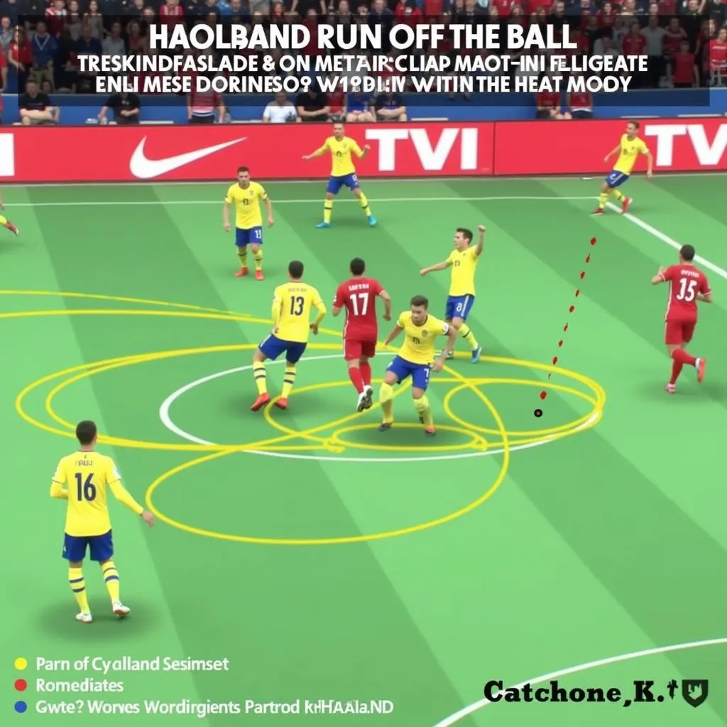 Haaland's Off-the-Ball Movement and Positioning