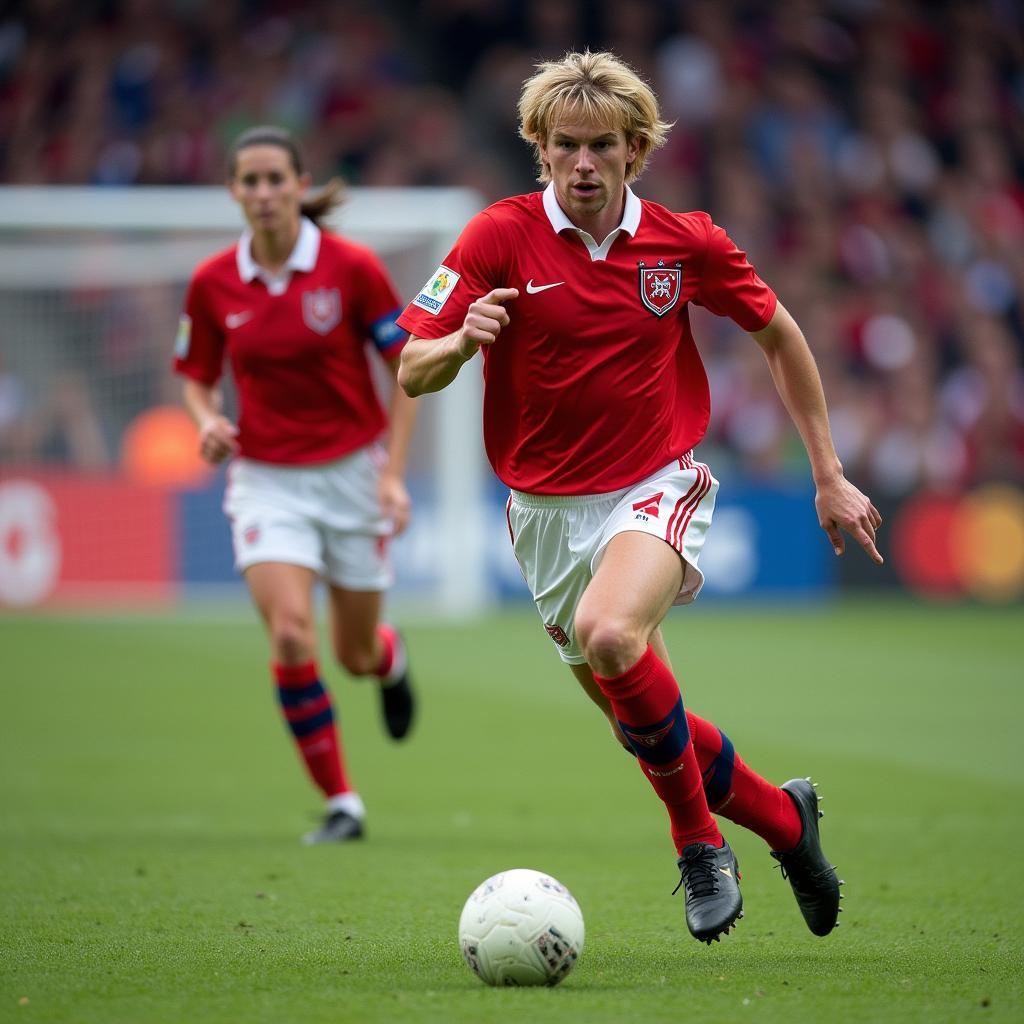 Haaland on the attack for Norway