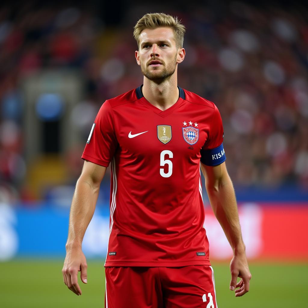 Haaland Donning the Norwegian Jersey