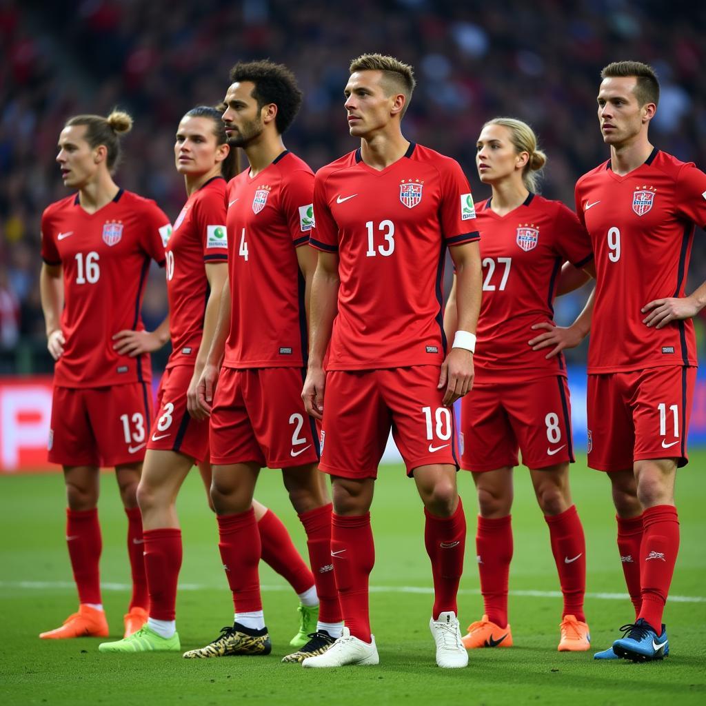 Erling Haaland with the Norway National Team