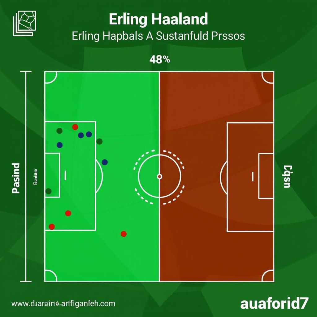 Erling Haaland passing percentage