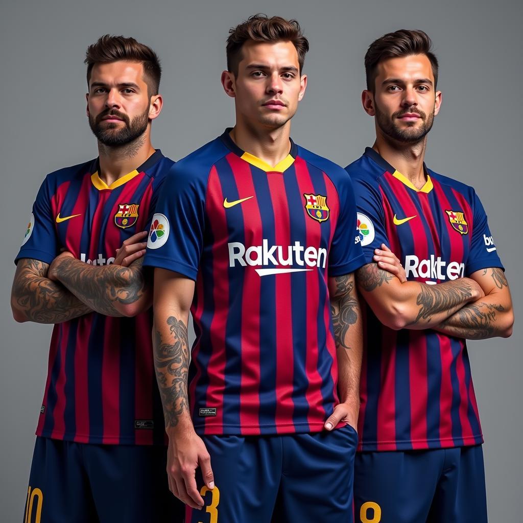 Haaland, Pedri, and Gavi in a hypothetical Barcelona Lineup