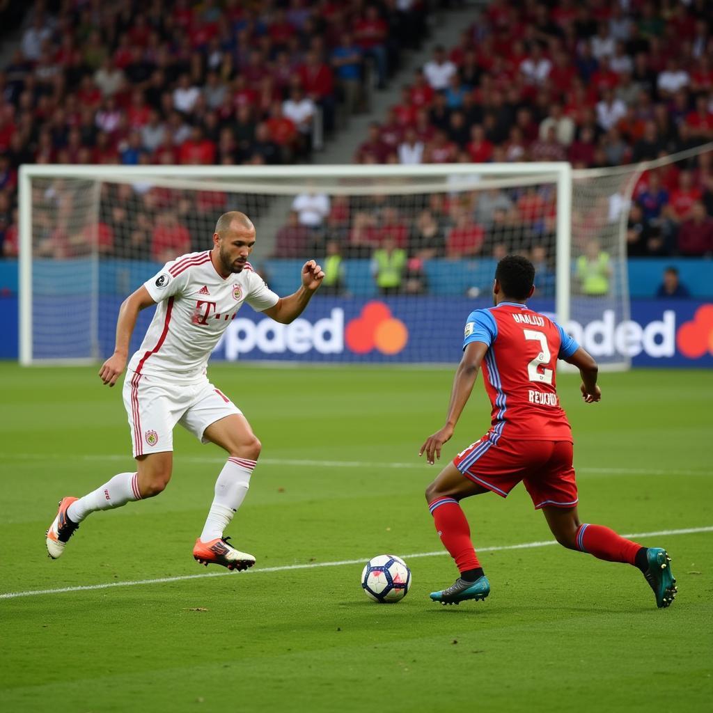 Haaland Taking Penalty against Sevilla in the Champions League