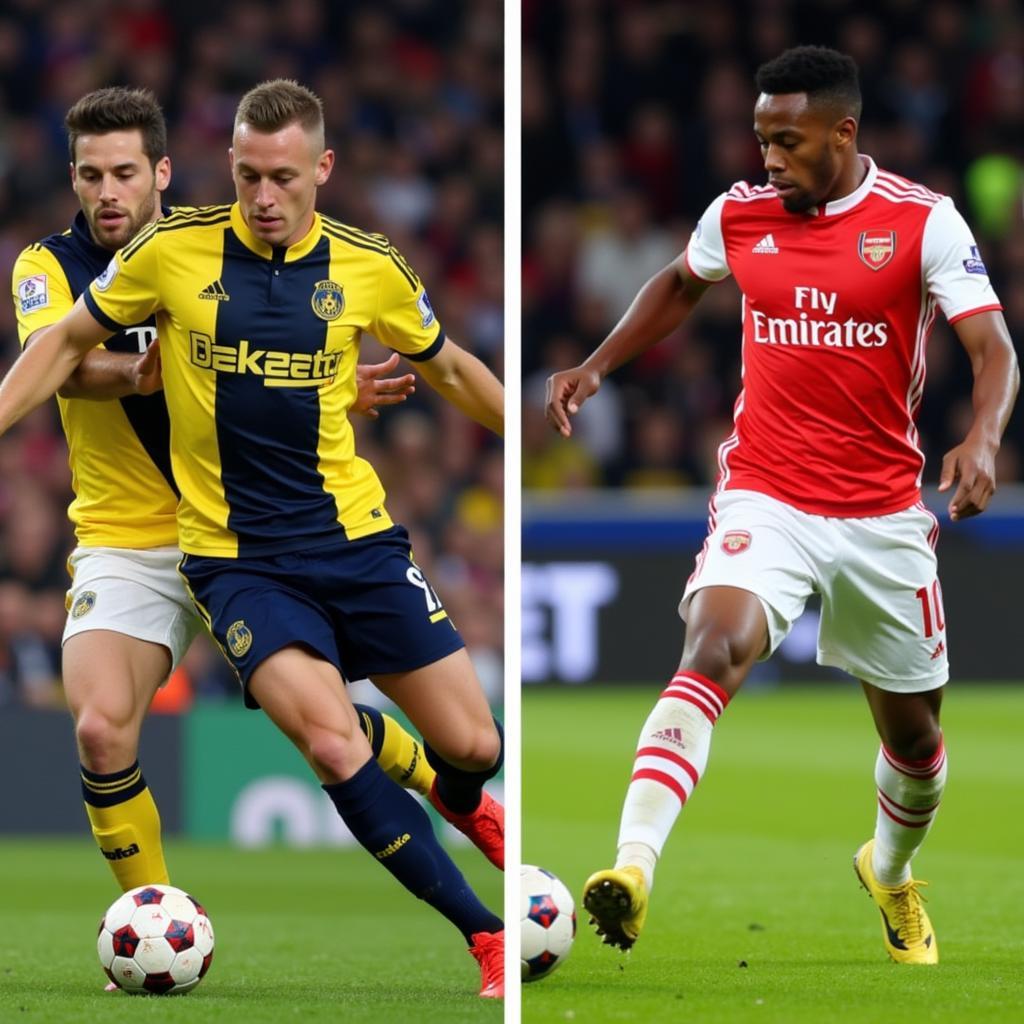 Haaland's Physicality vs. Aubameyang's Pace