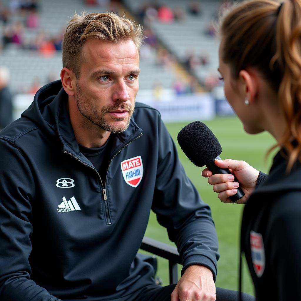 Erling Haaland pre-match interview