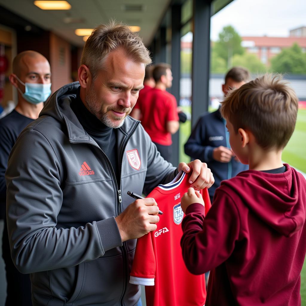 The Future of Football: Haaland and a Young Fan