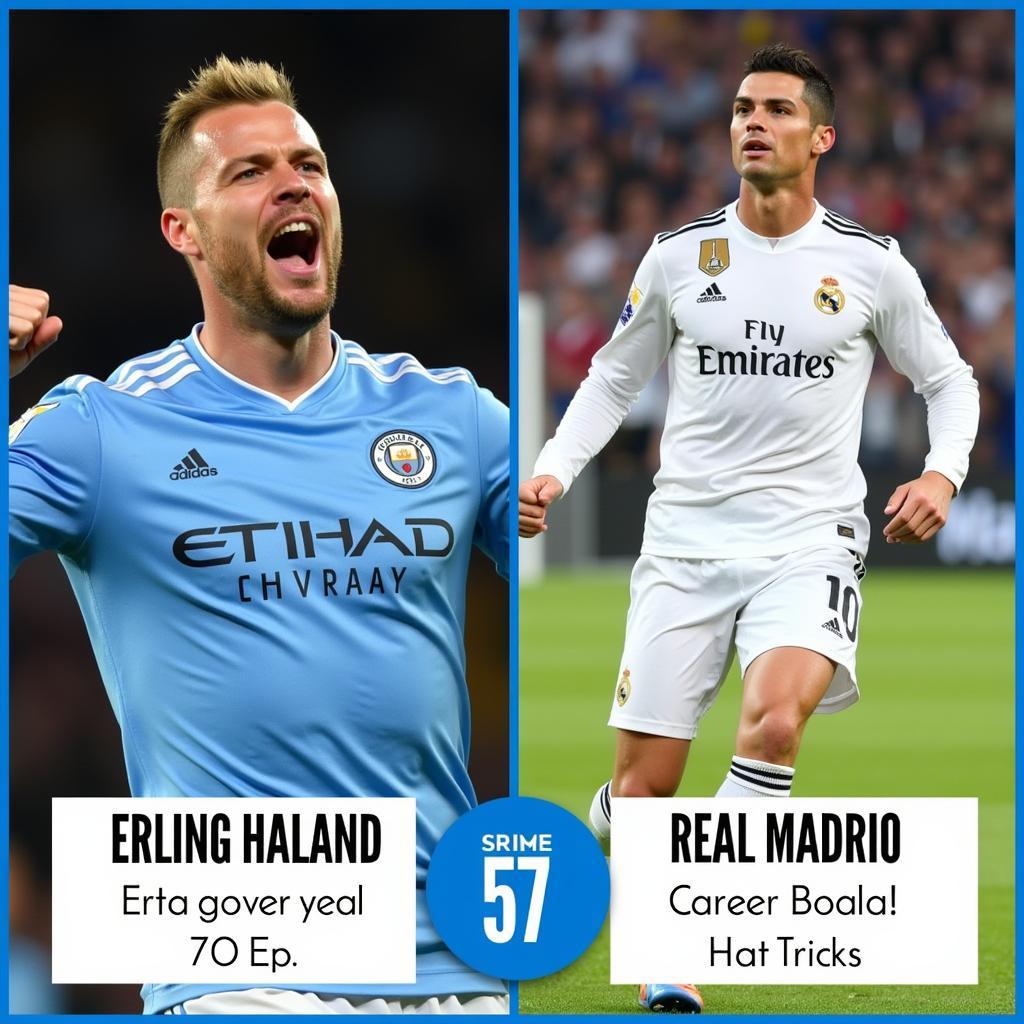 Haaland and Ronaldo goal scoring records