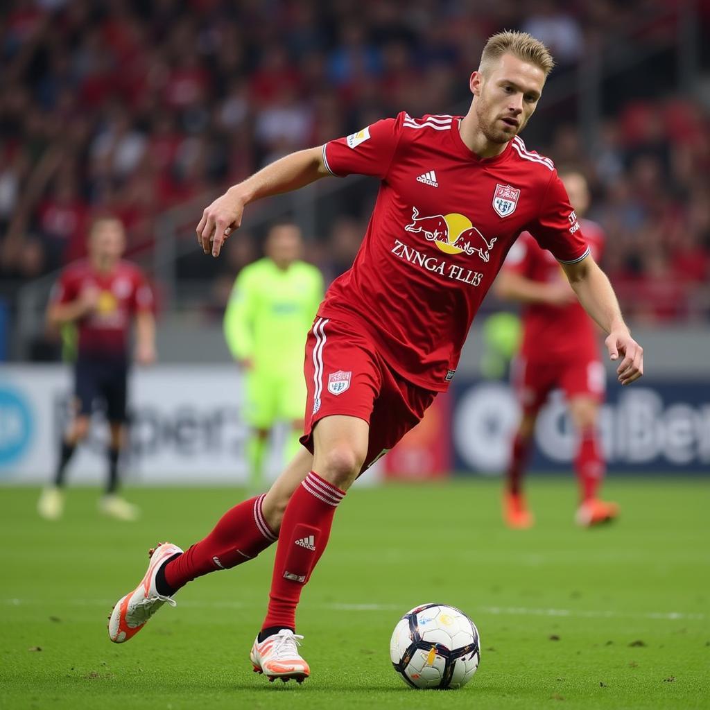 Erling Haaland's all-around contribution for Red Bull Salzburg