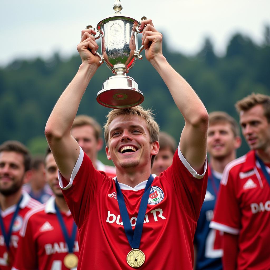 Haaland Celebrating with Salzburg Teammates