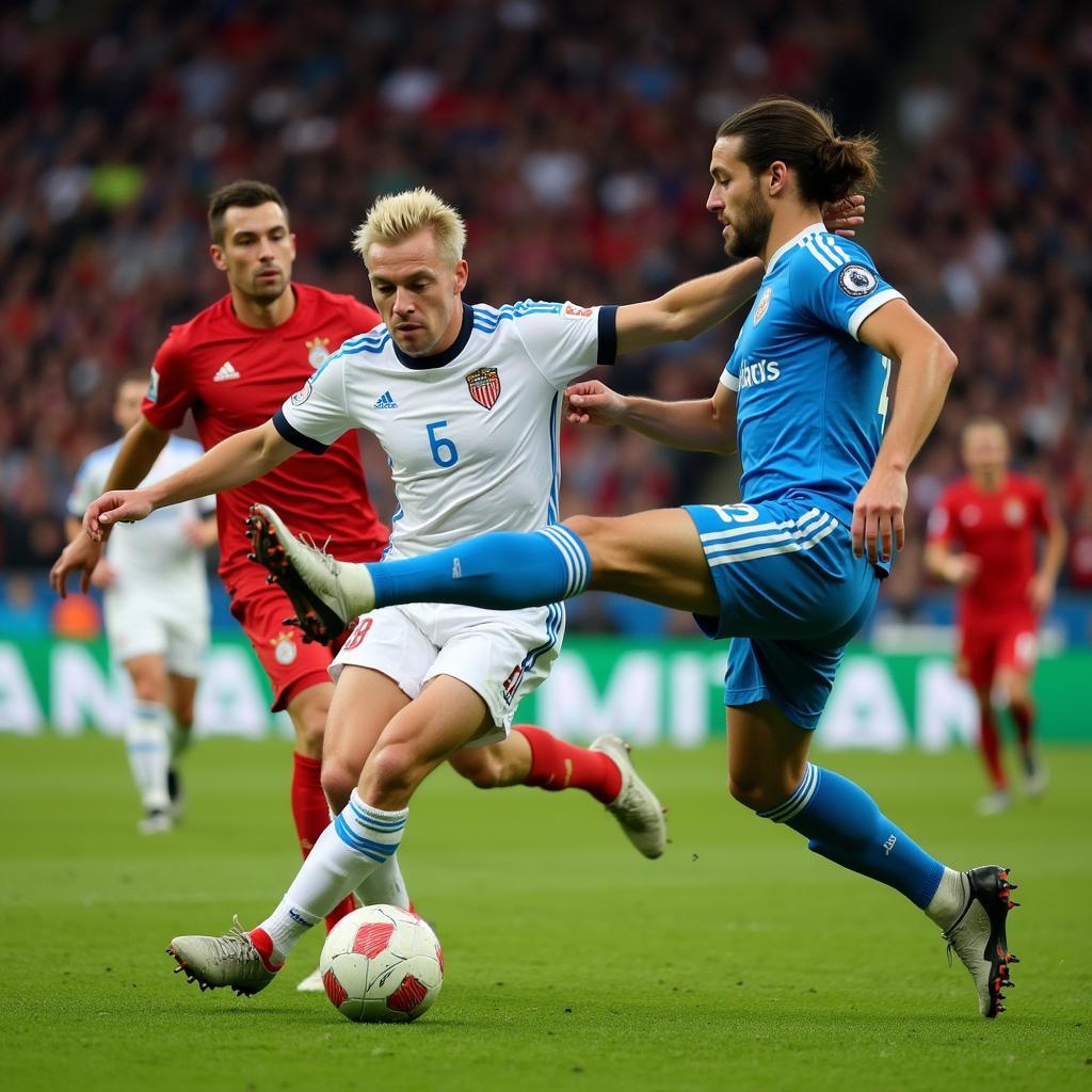 Haaland Scoring Against Sevilla