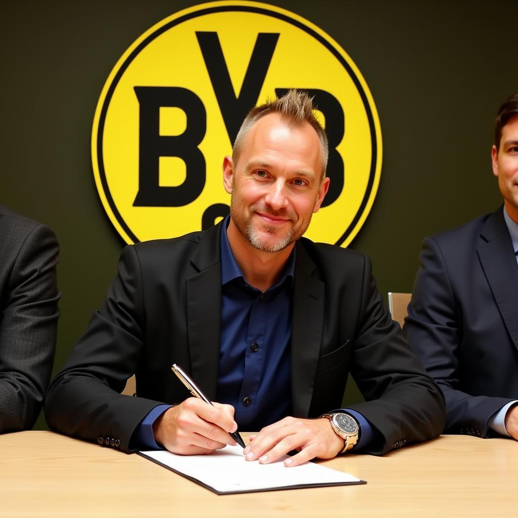 Haaland Signing Contract with Dortmund