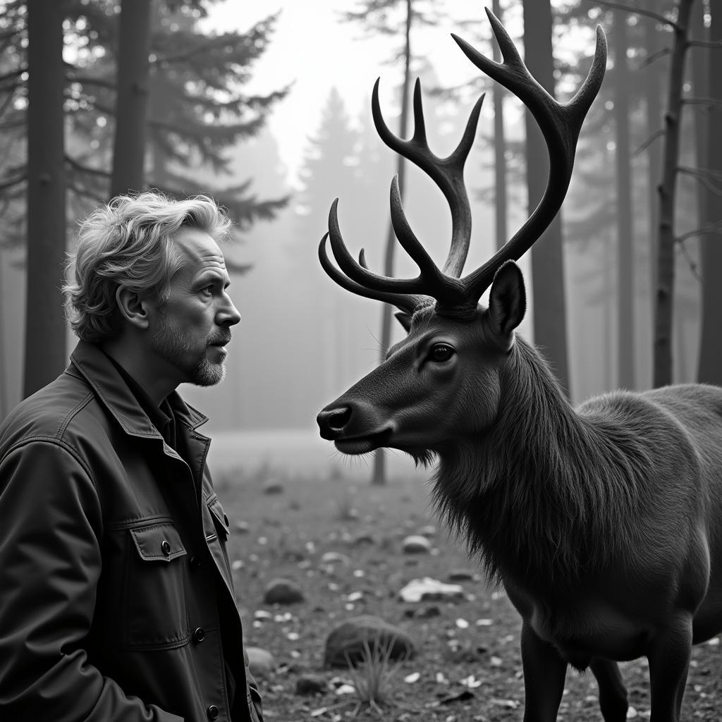 Erling Haaland Finding Inspiration from a Stag