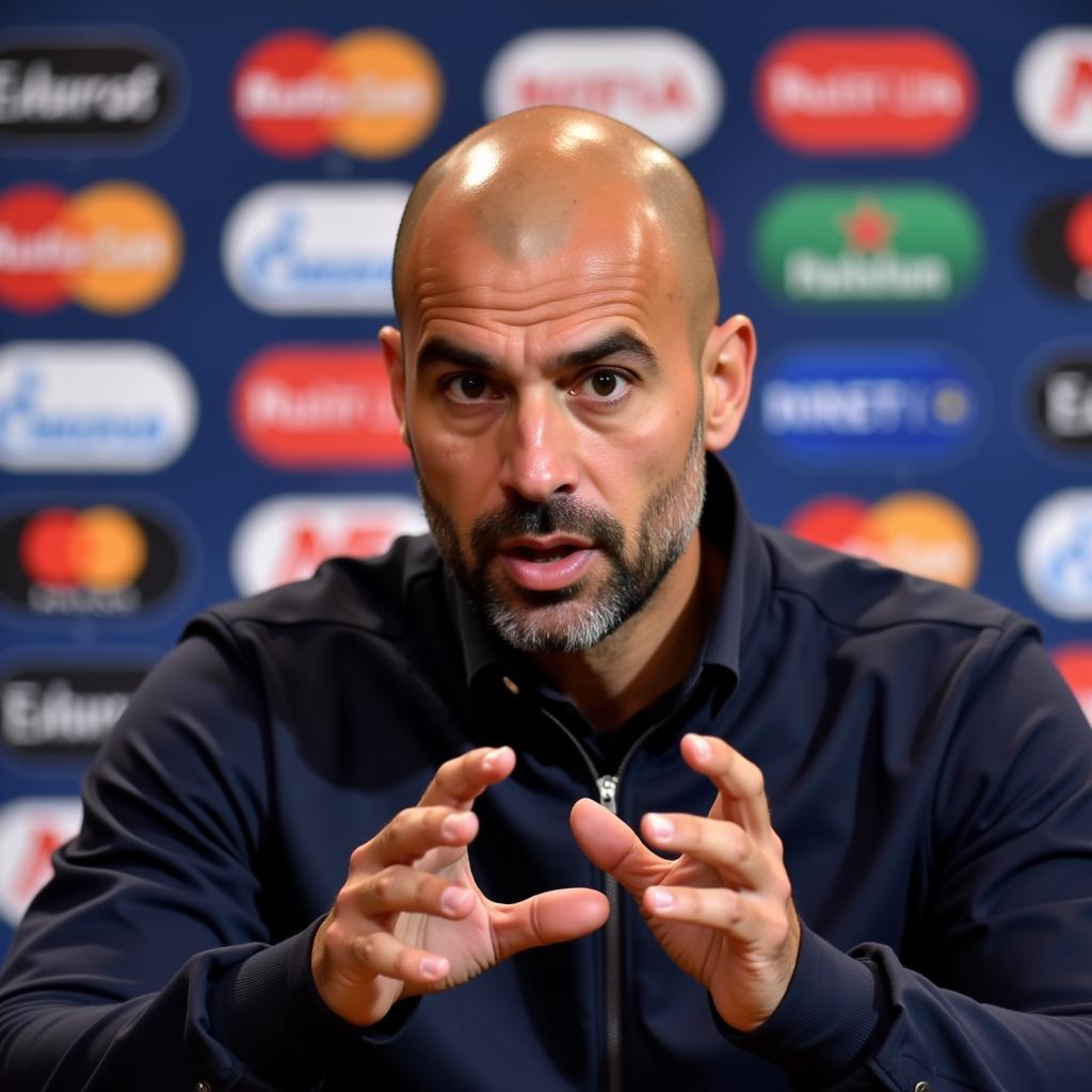 Pep Guardiola explains his reasoning for substituting Erling Haaland