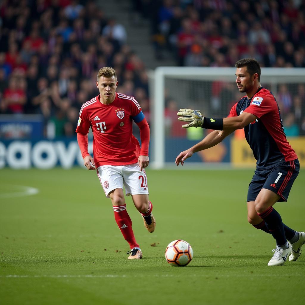 Erling Haaland Taking a Penalty