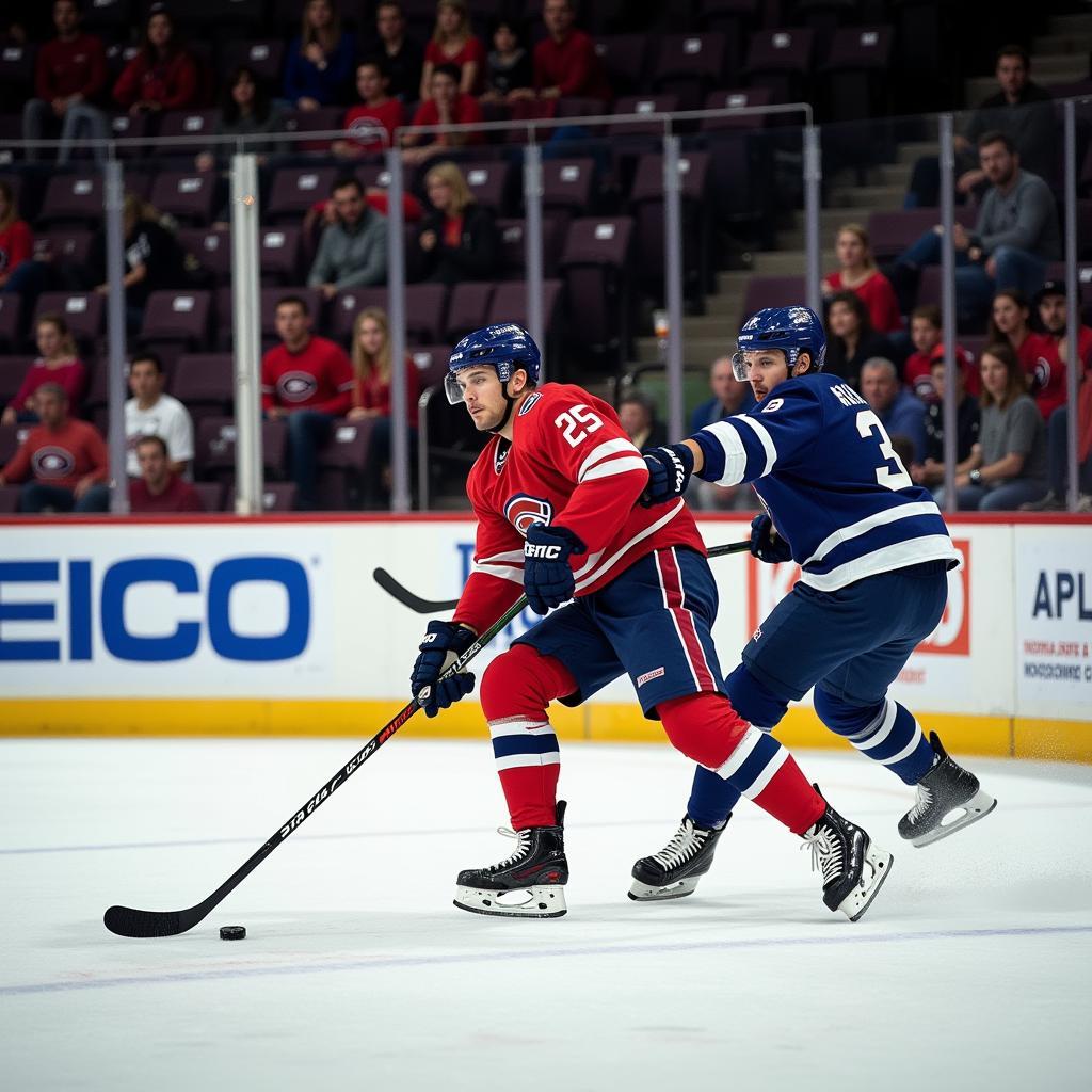 Haaland takes a powerful shot on goal