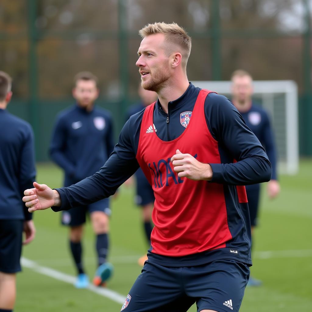 Erling Haaland Training with Teammates