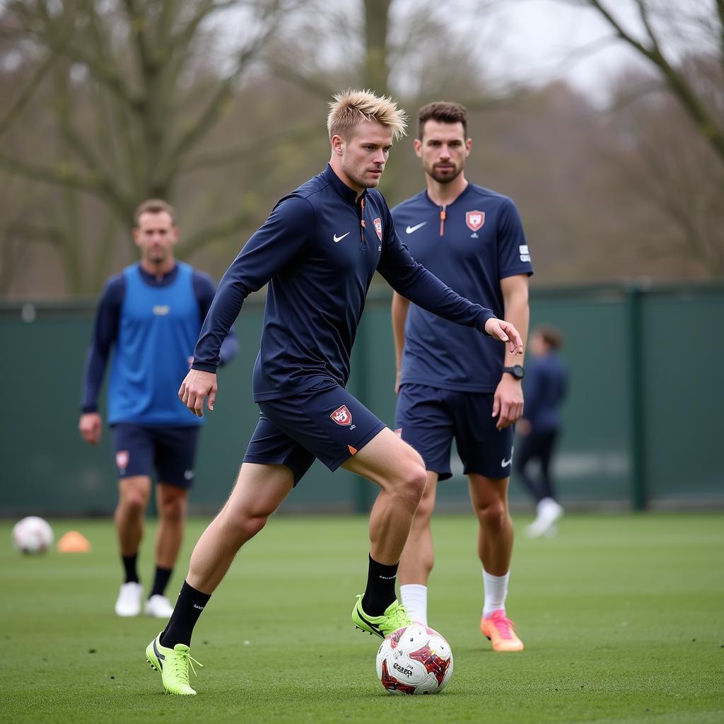 Erling Haaland Training