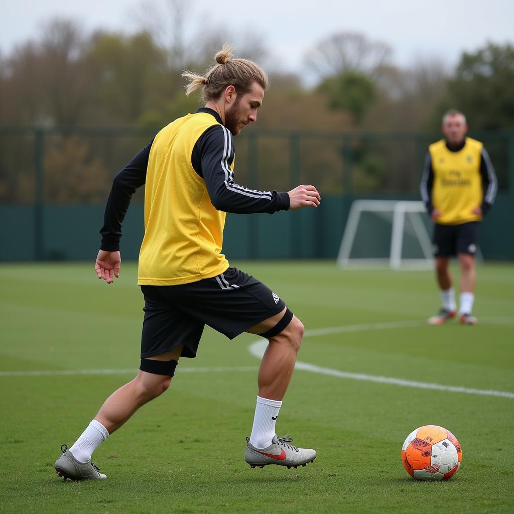 Erling Haaland training rigorously for the Ballon d'Or