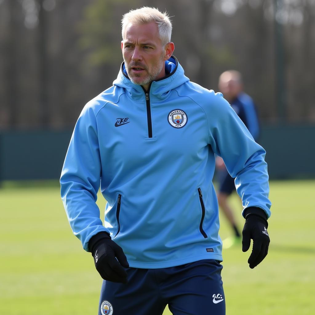 Haaland trains intensely at Manchester City's training facility