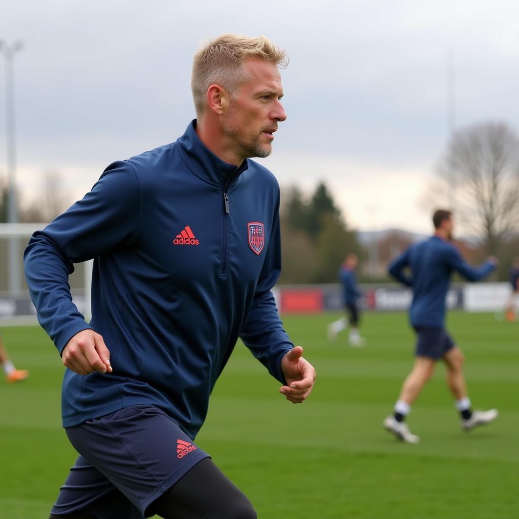 Erling Haaland back on the training pitch