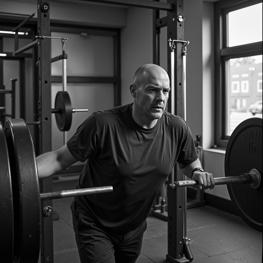 Erling Haaland training intensely