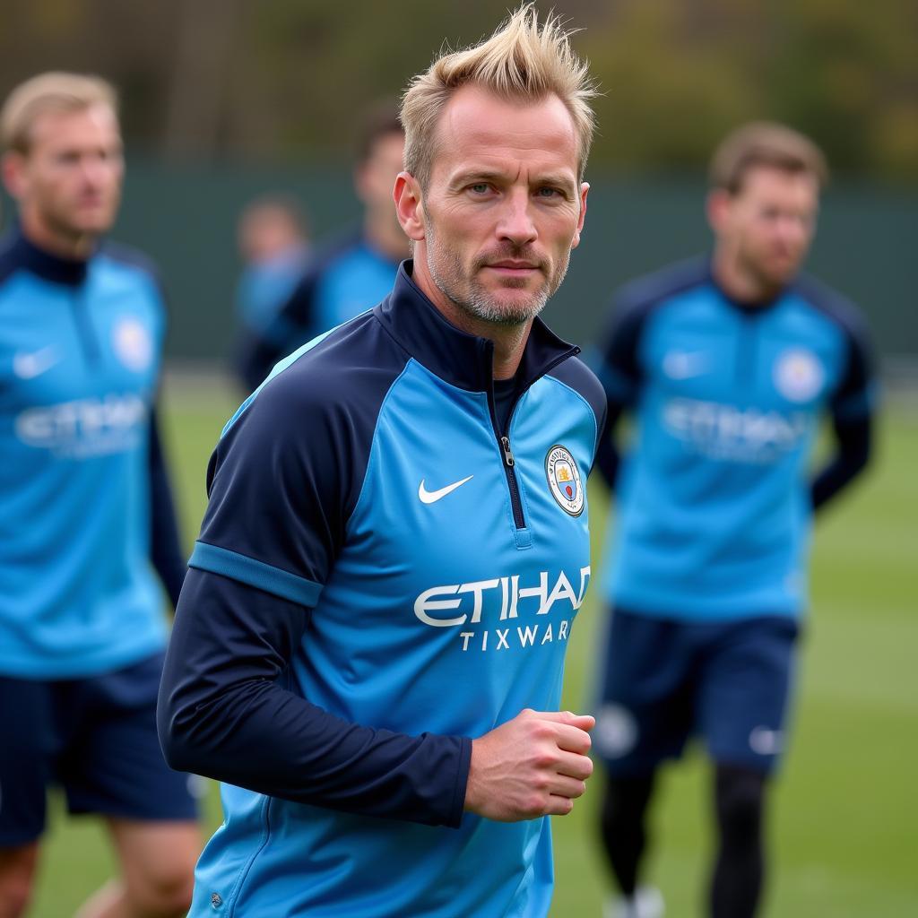 Haaland Training Intensely with Manchester City