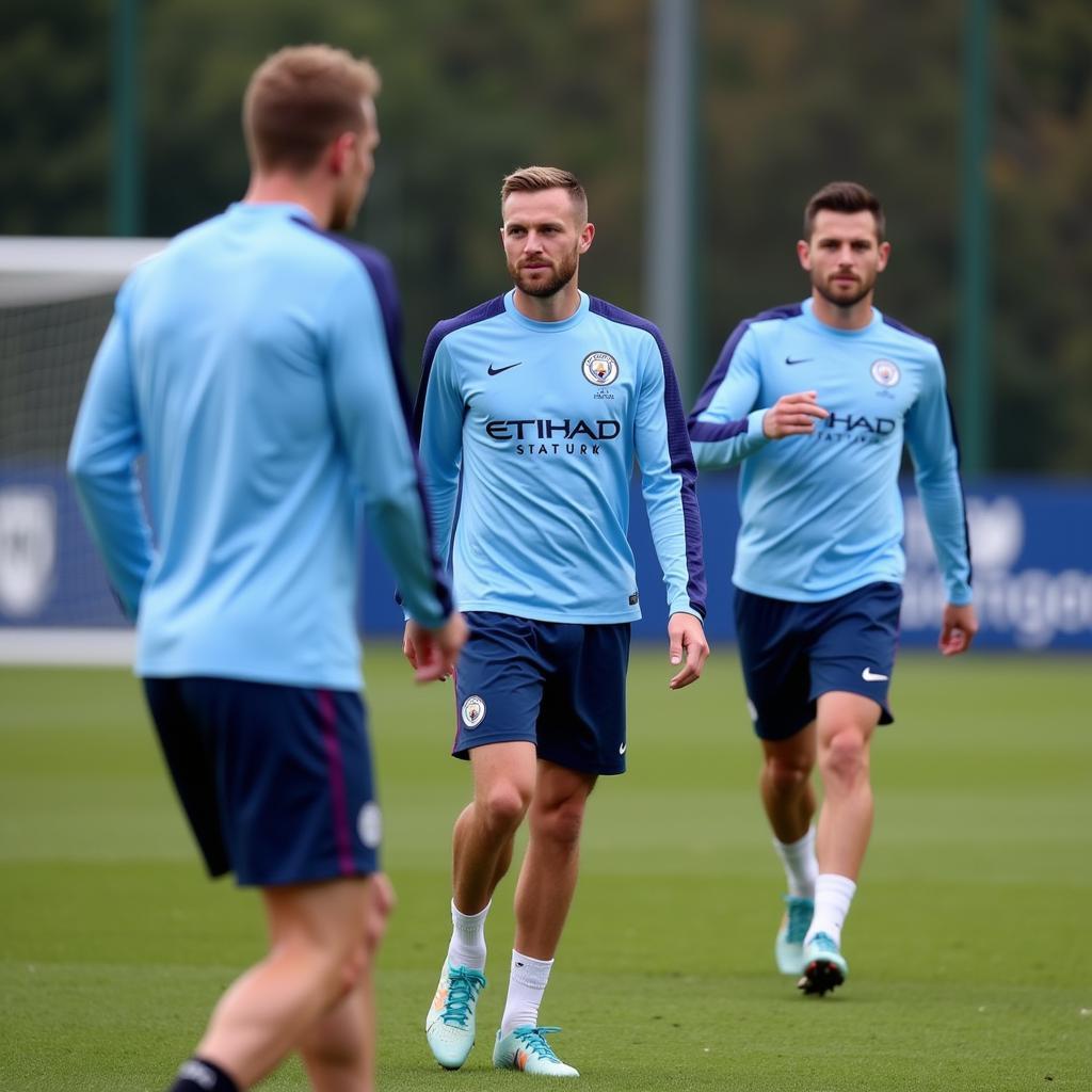 Erling Haaland Training with Manchester City