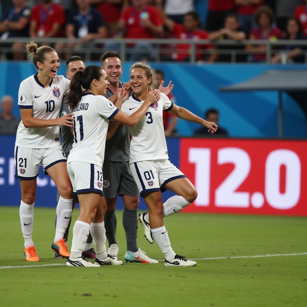 Erling Haaland scoring nine goals in the U20 World Cup