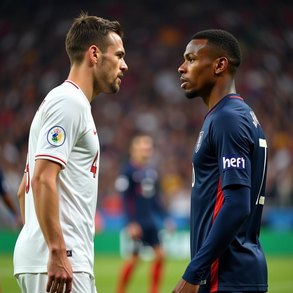 Haaland and Mbappe face off