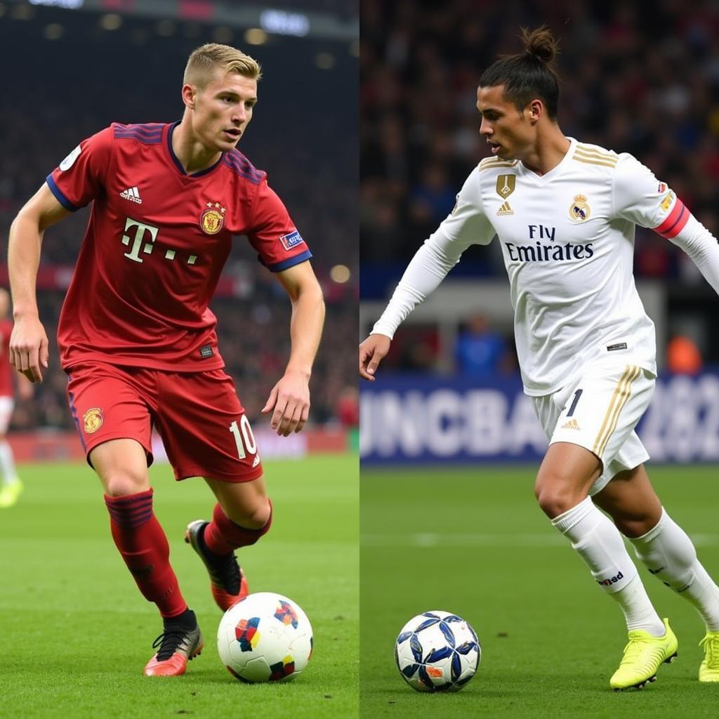 Haaland and Ronaldo facing off in FIFA 23