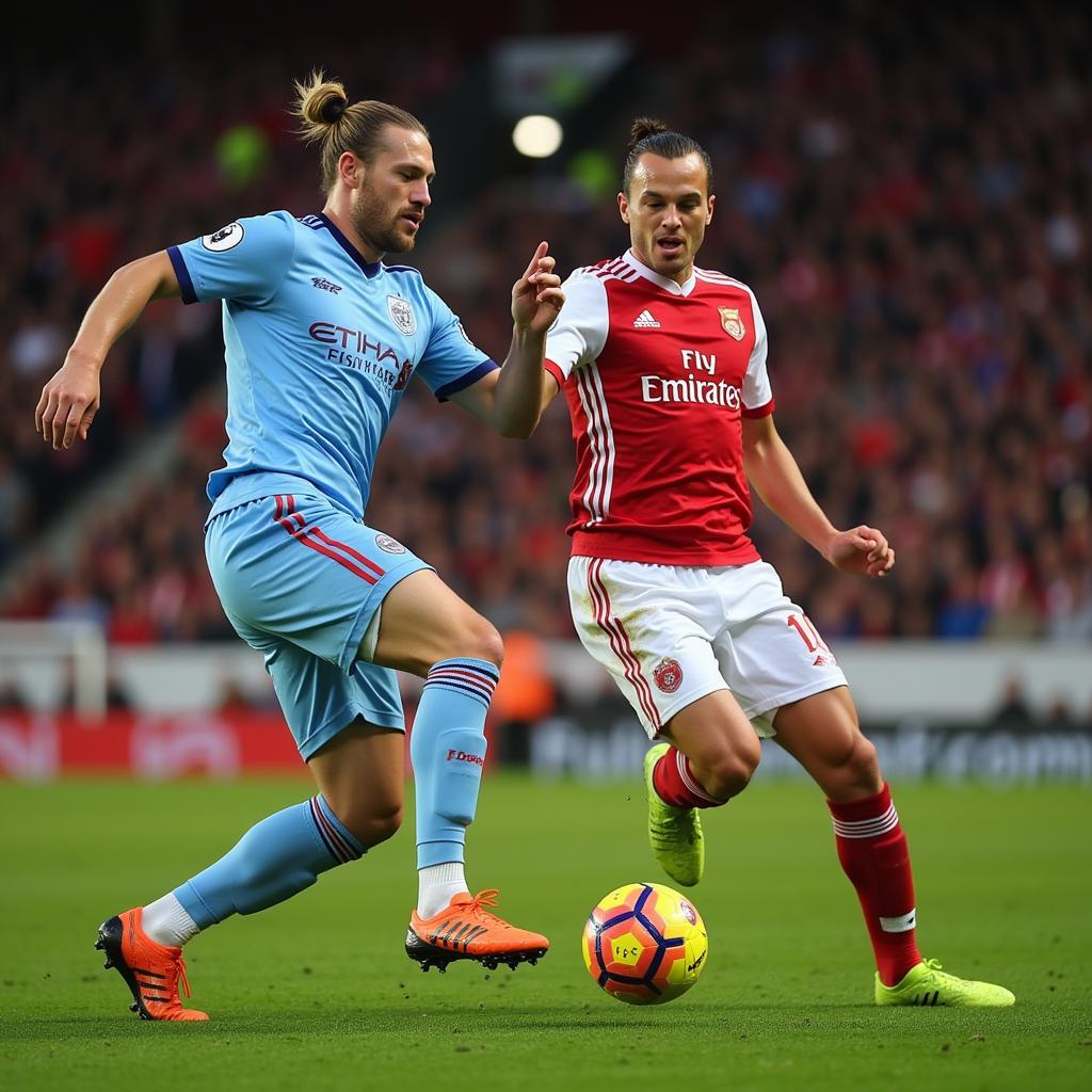 Haaland facing off against Virgil van Dijk