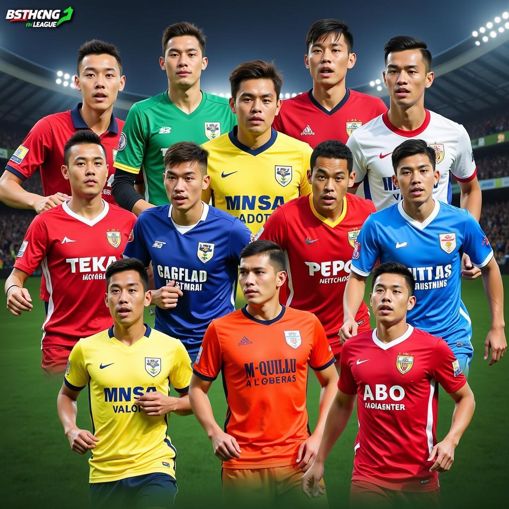 Hai Duong Football Players Competing in V.League 1