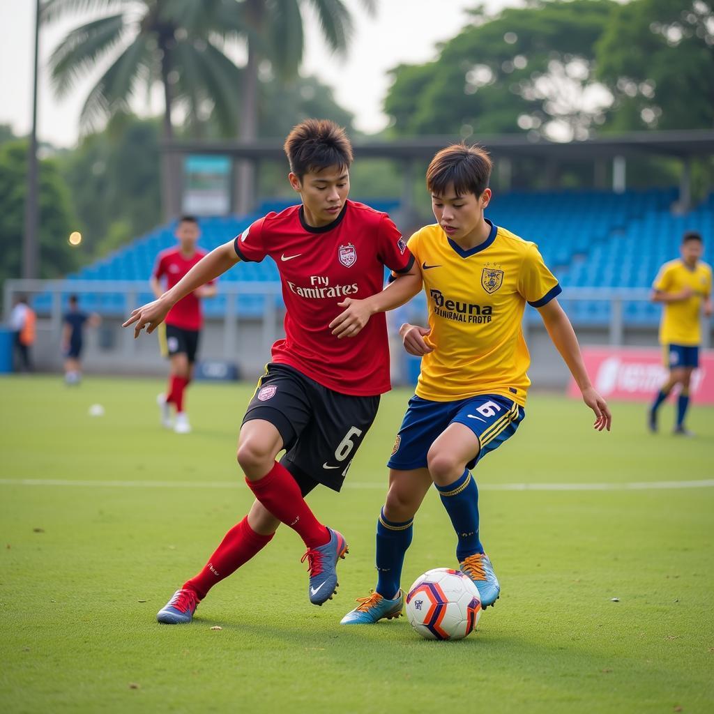 Hai Phong Local Football Match