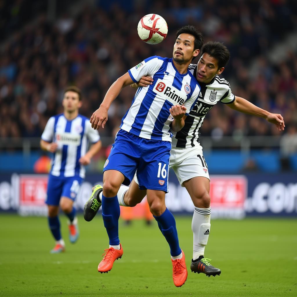 Genki Haraguchi playing for Hertha BSC