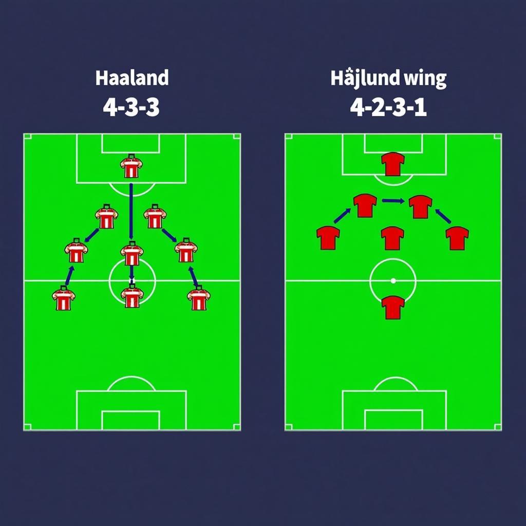 Tactical Comparison of Hojlund and Haaland