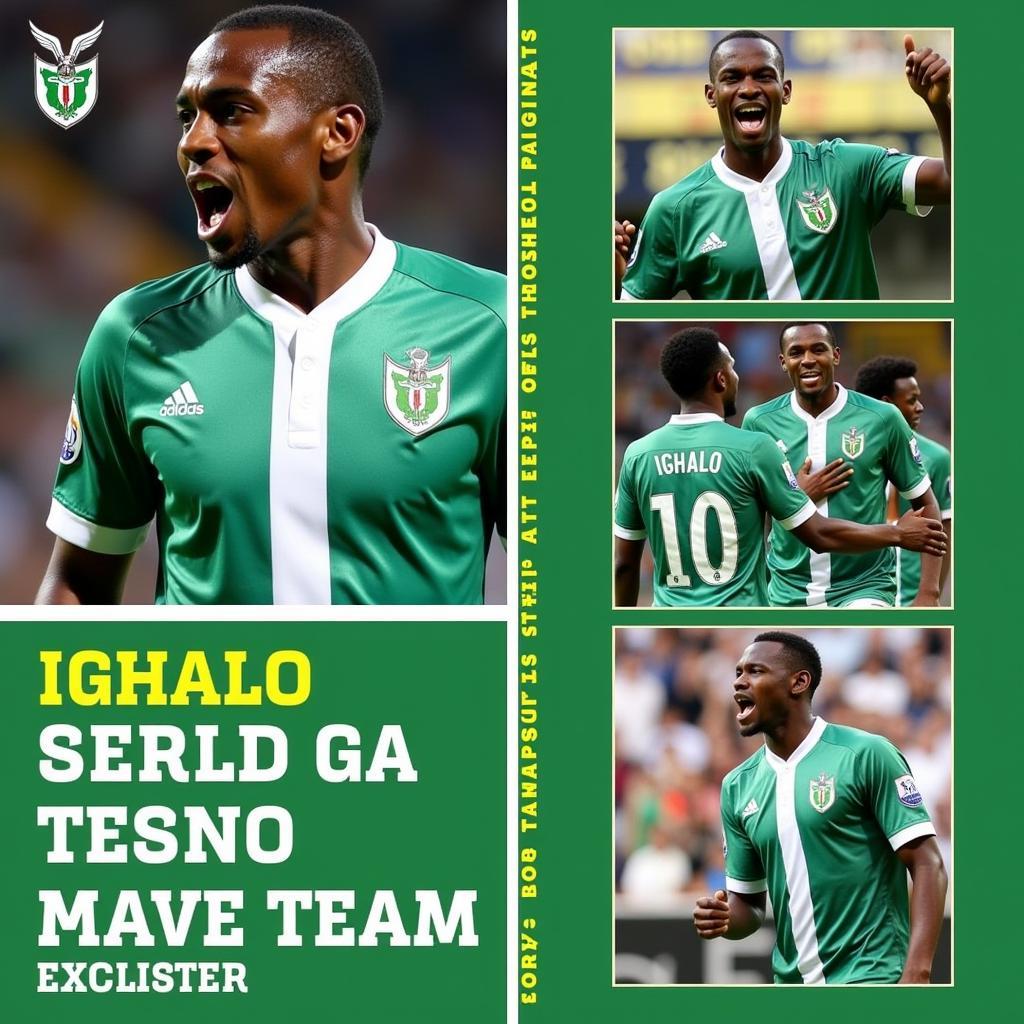 Odion Ighalo playing for the Nigerian national team