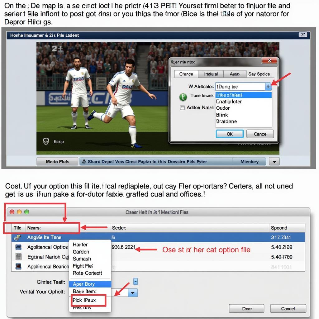 Importing Option File in PES 2013