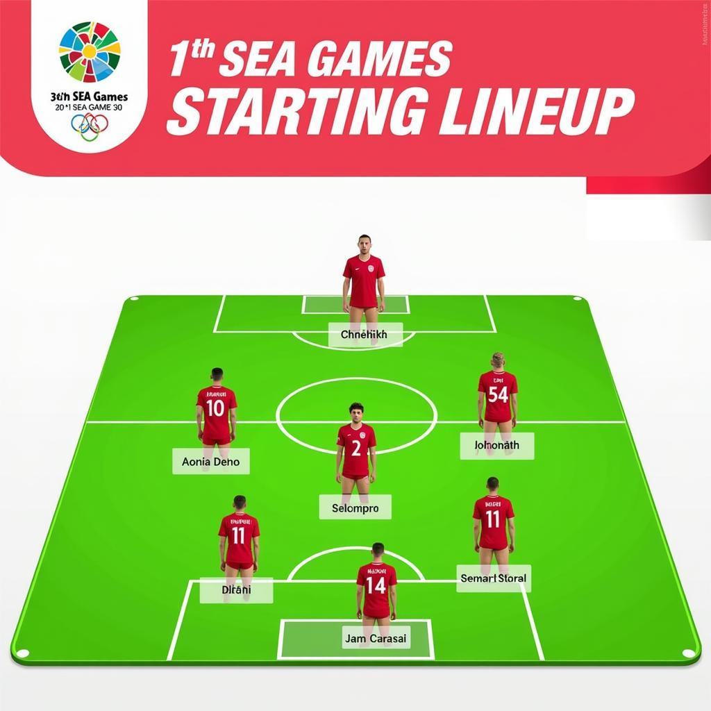 Indonesian Football Team Lineup at SEA Games 30