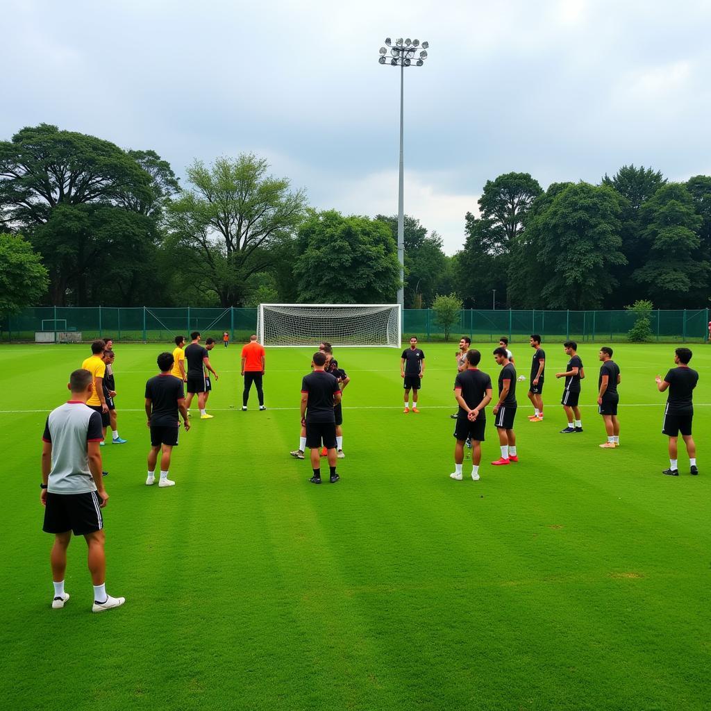 Indonesian national team training session