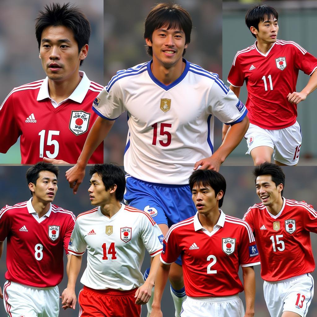 Famous Japanese footballers who wore the number 15 jersey