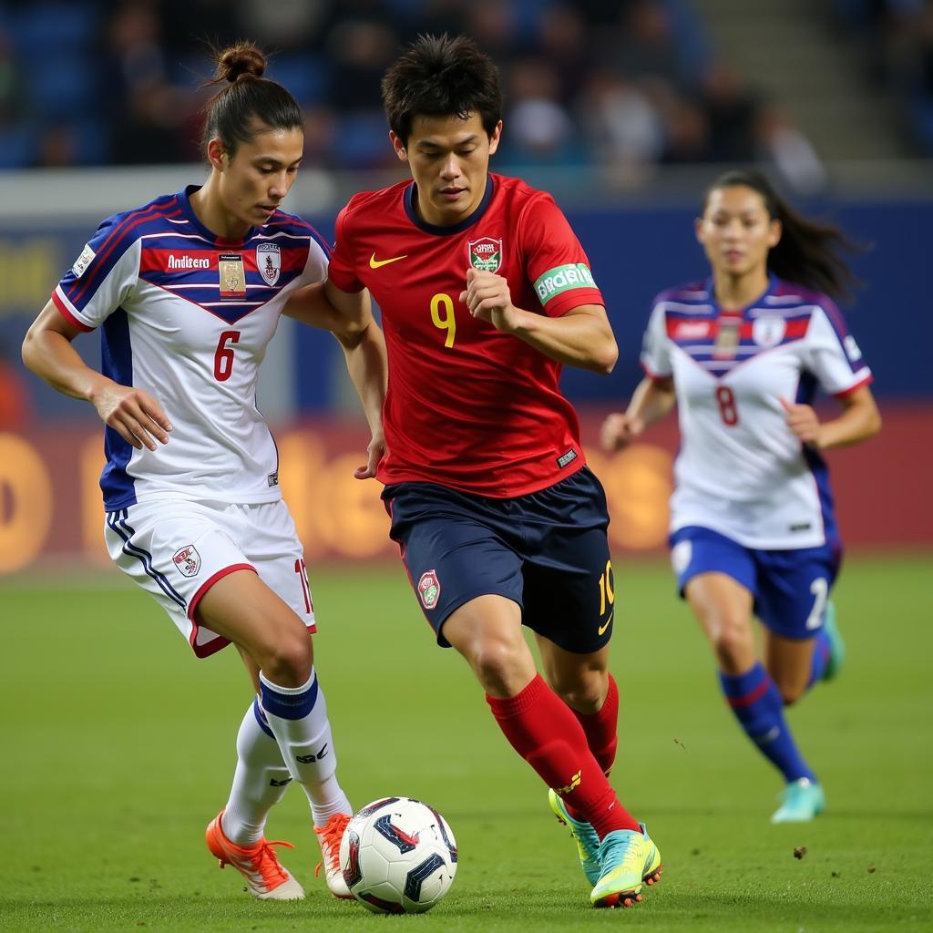 J.League Match with Vietnamese Player