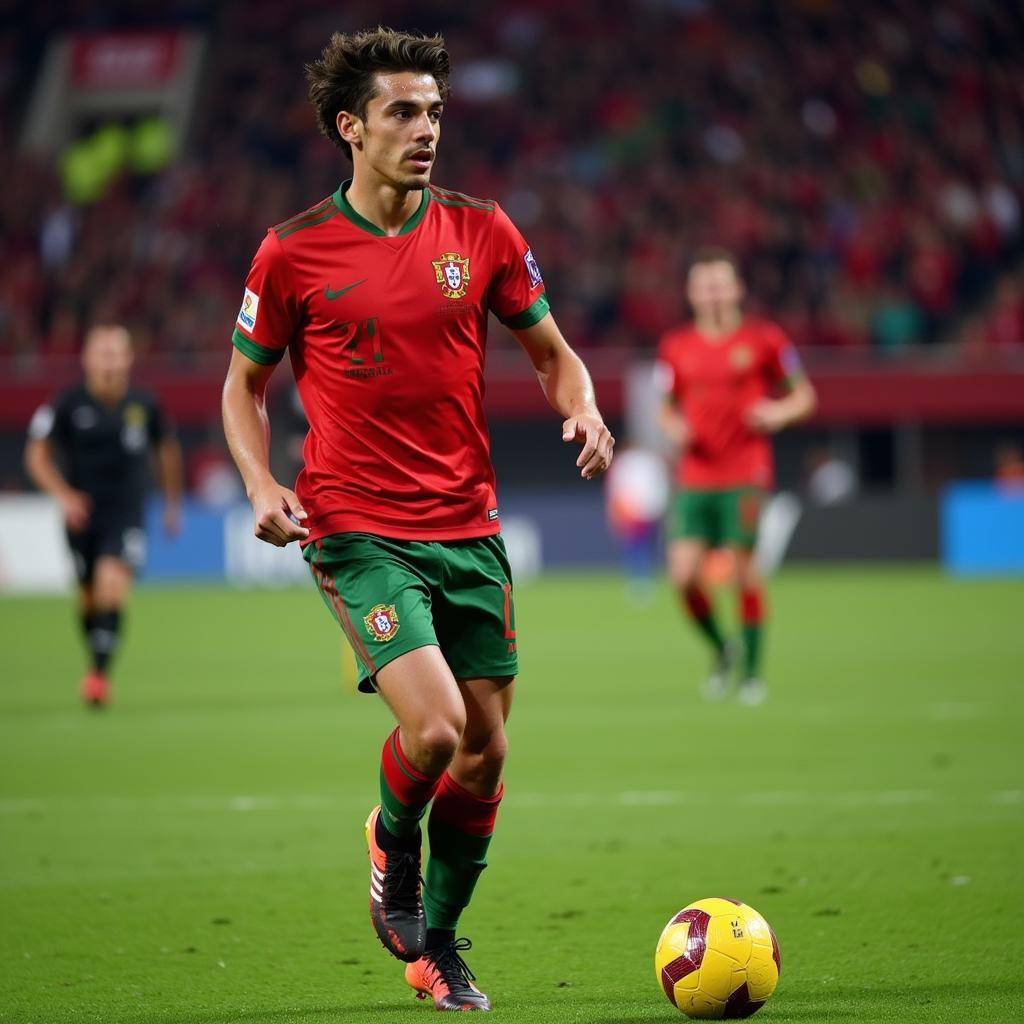 João Félix in action for Portugal U23