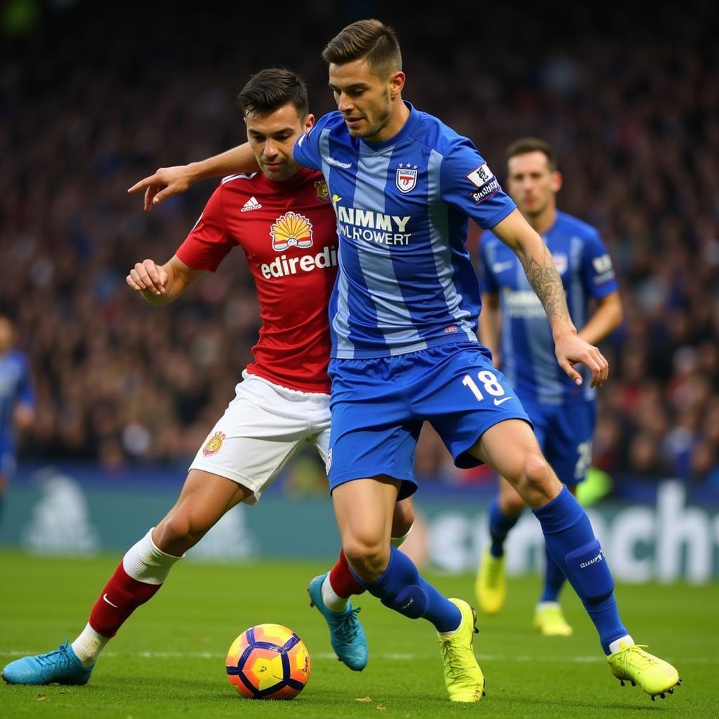 Joel Veltman in Action for Brighton & Hove Albion