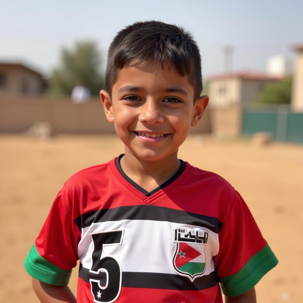 Young Jordanian Footballer