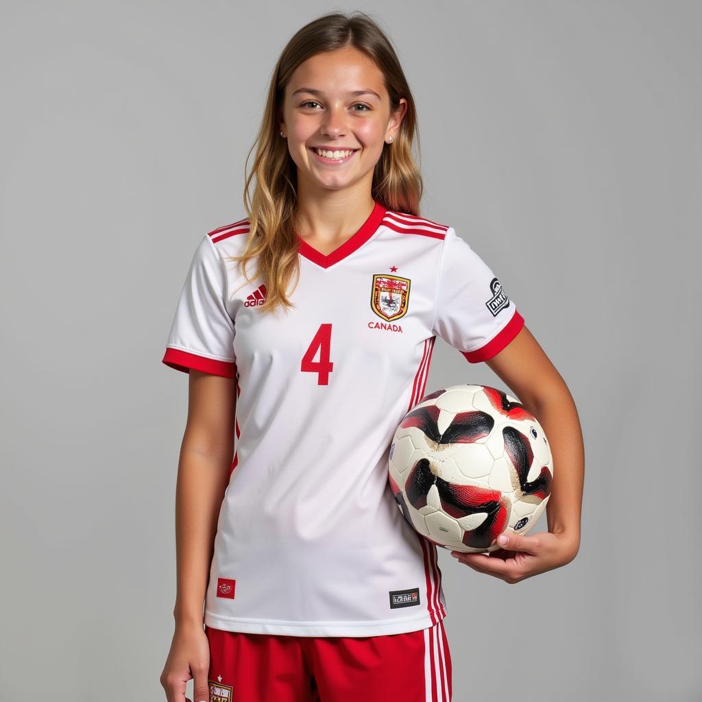 Jordyn Huitema representing Canada.