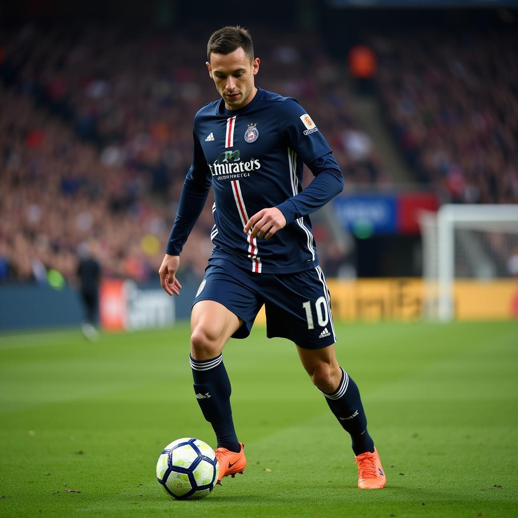 Julian Draxler executing a precise pass