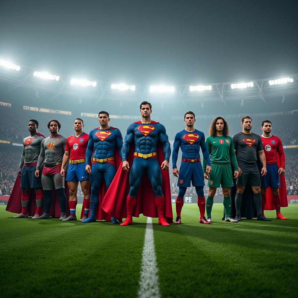 Justice League vs a Football Team