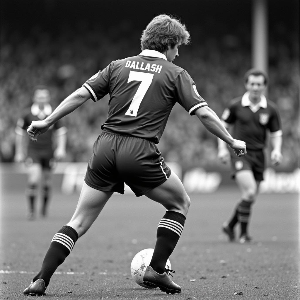 Kenny Dalglish in Liverpool's Number 7 Shirt