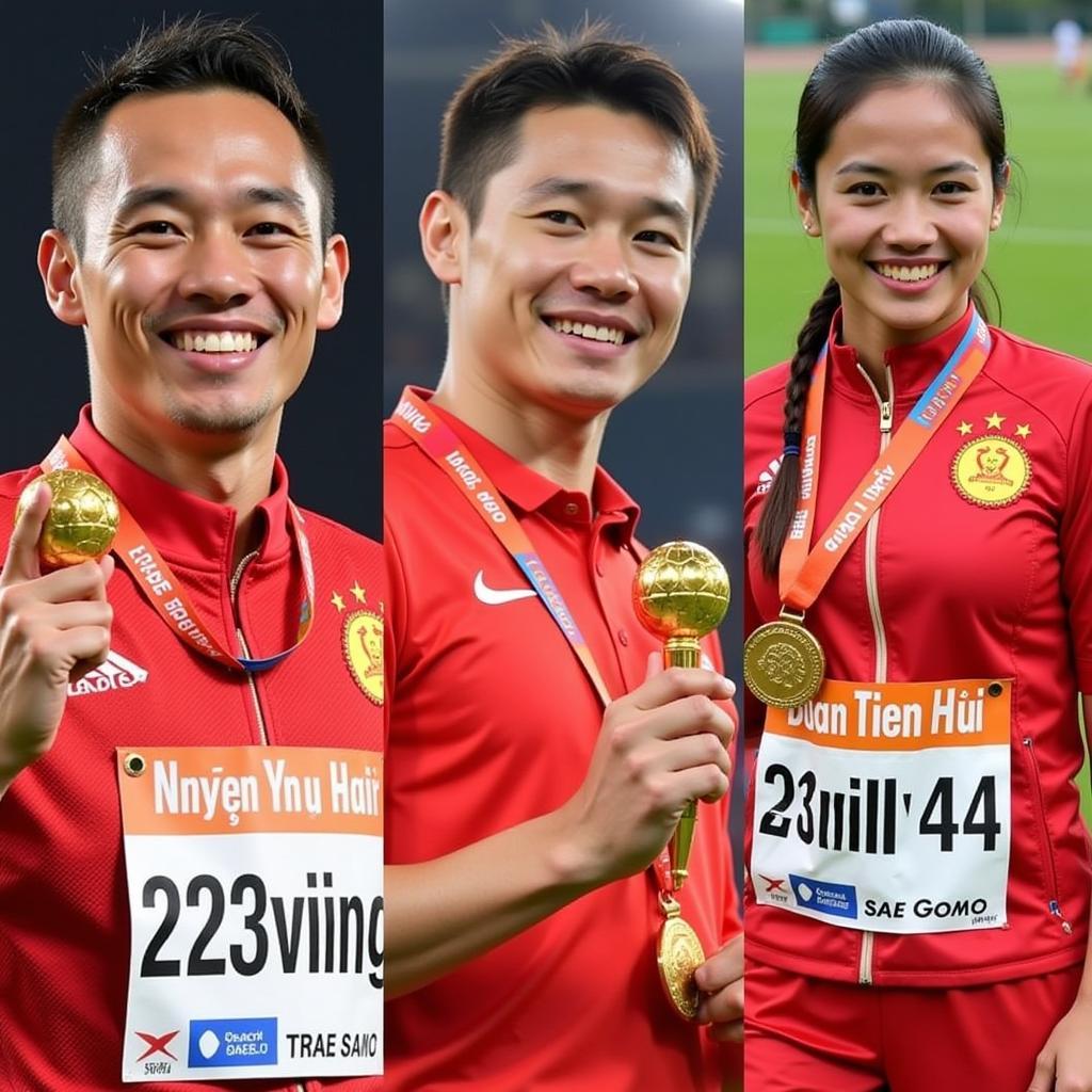 Key players of Vietnam national football team at SEA Games 30