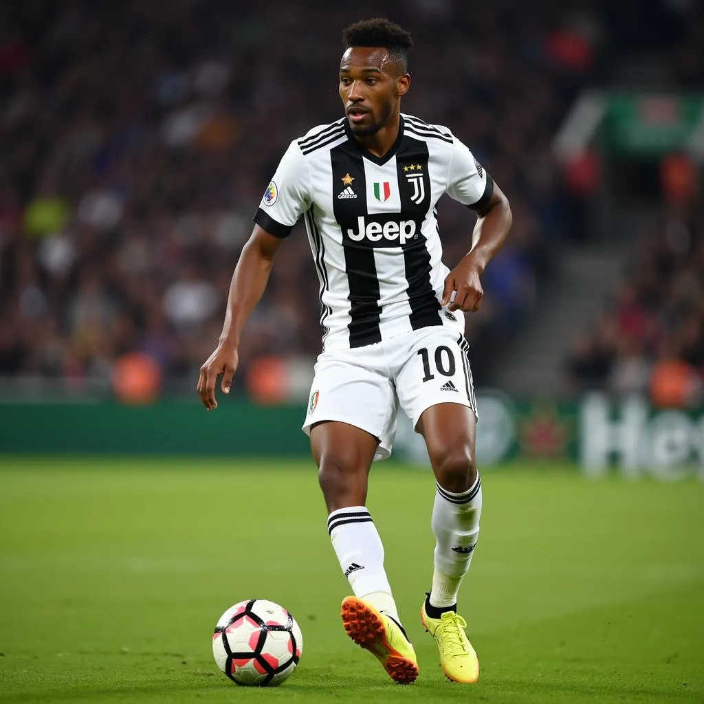 Kingsley Coman in Juventus Jersey